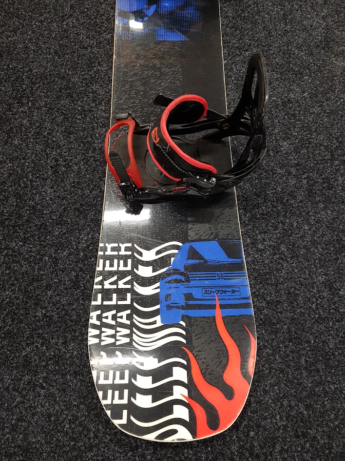 Použitý snowboard SALOMON Sleep Walker + viazanie Salomon veľkosť M