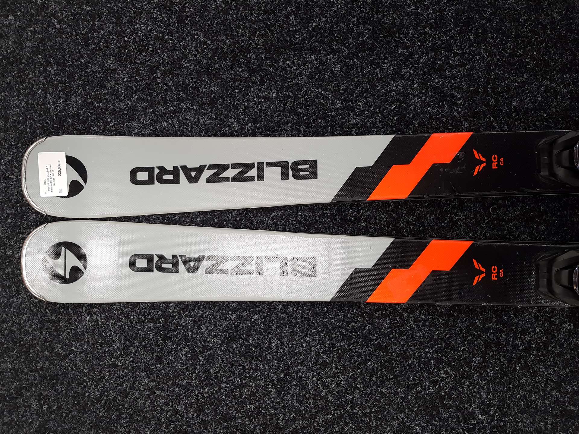 Použité lyže BLIZZARD Firebird RC CA + viazanie Marker TPC 10