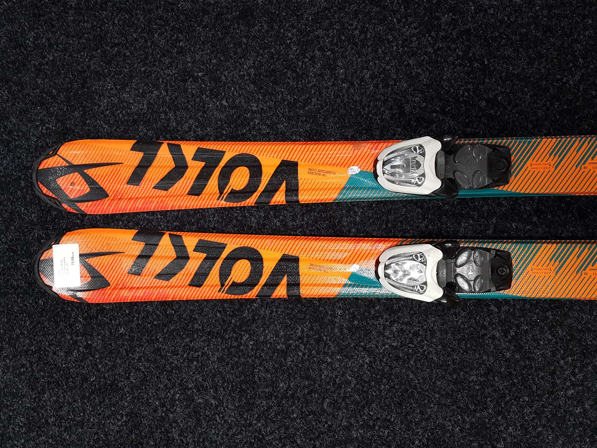Použité lyže VOLKL Racetiger GS + viazanie Marker 4.5