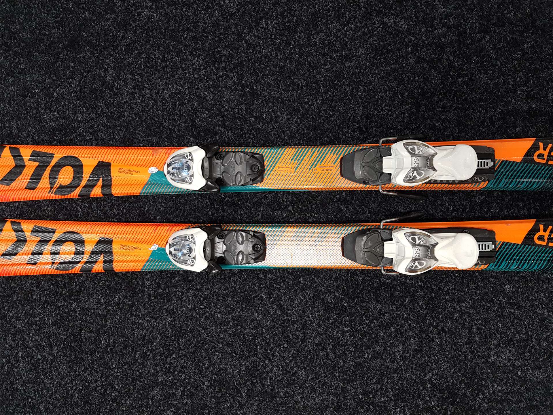 Použité lyže VOLKL Racetiger GS + viazanie Marker 4.5