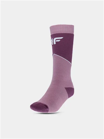 Lyžiarske ponožky 4F F 118 ružové