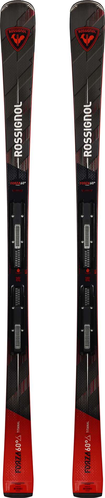 lyže Rossignol FORZA 60'' TI KONECT + NX 12 KONECT GW B80 BK HOT RED