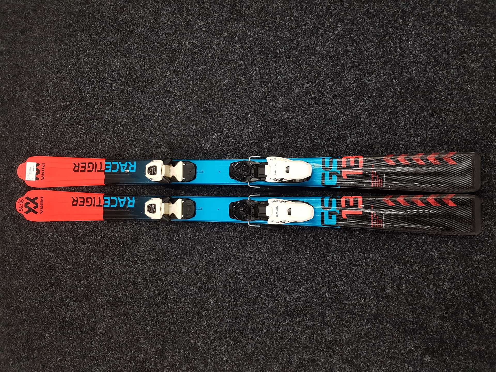 Použité lyže VOLKL Racetiger GS 13 + viazanie Marker 4,5
