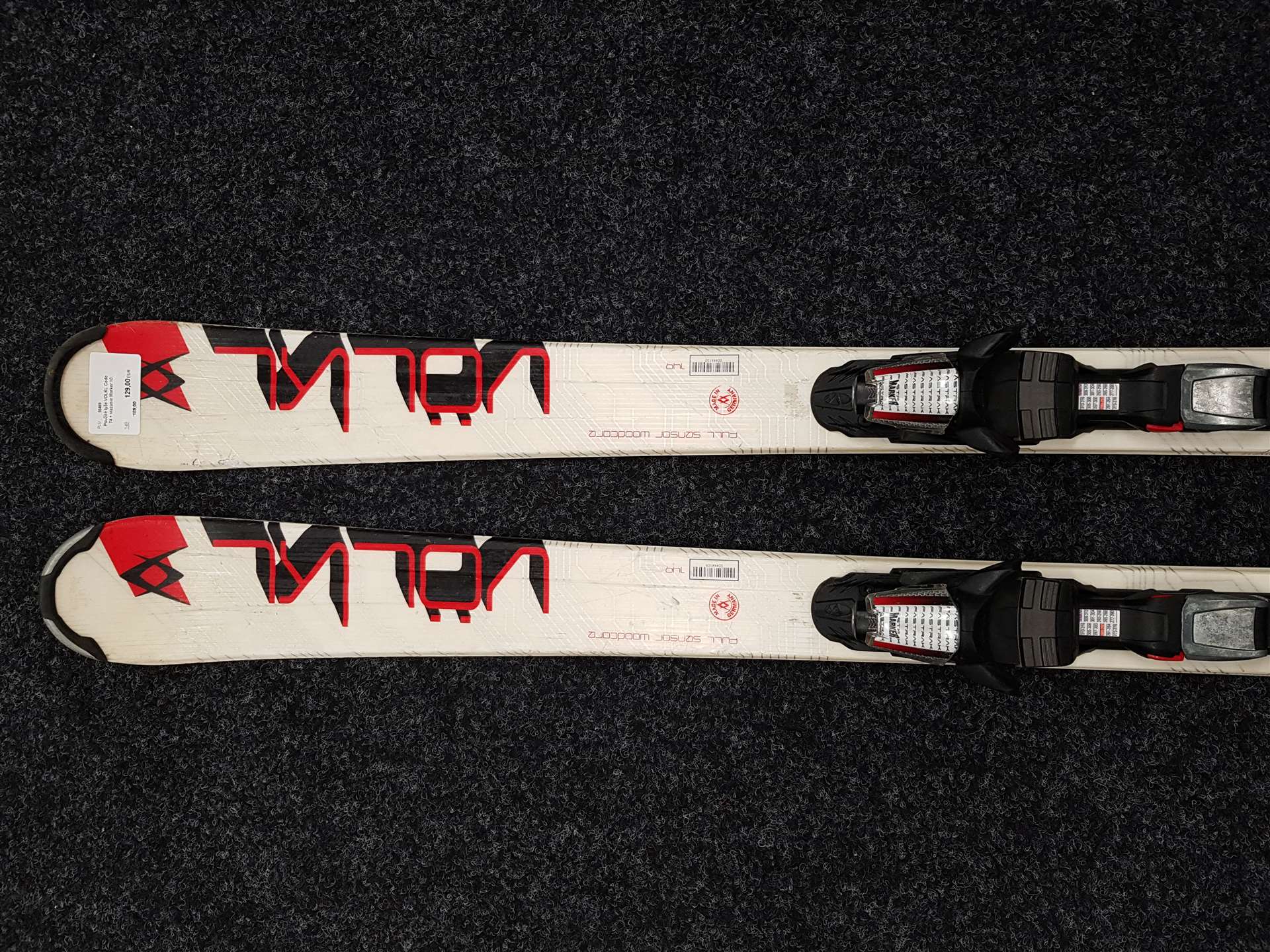 Použité lyže VOLKL Code 74 + viazanie Marker 10