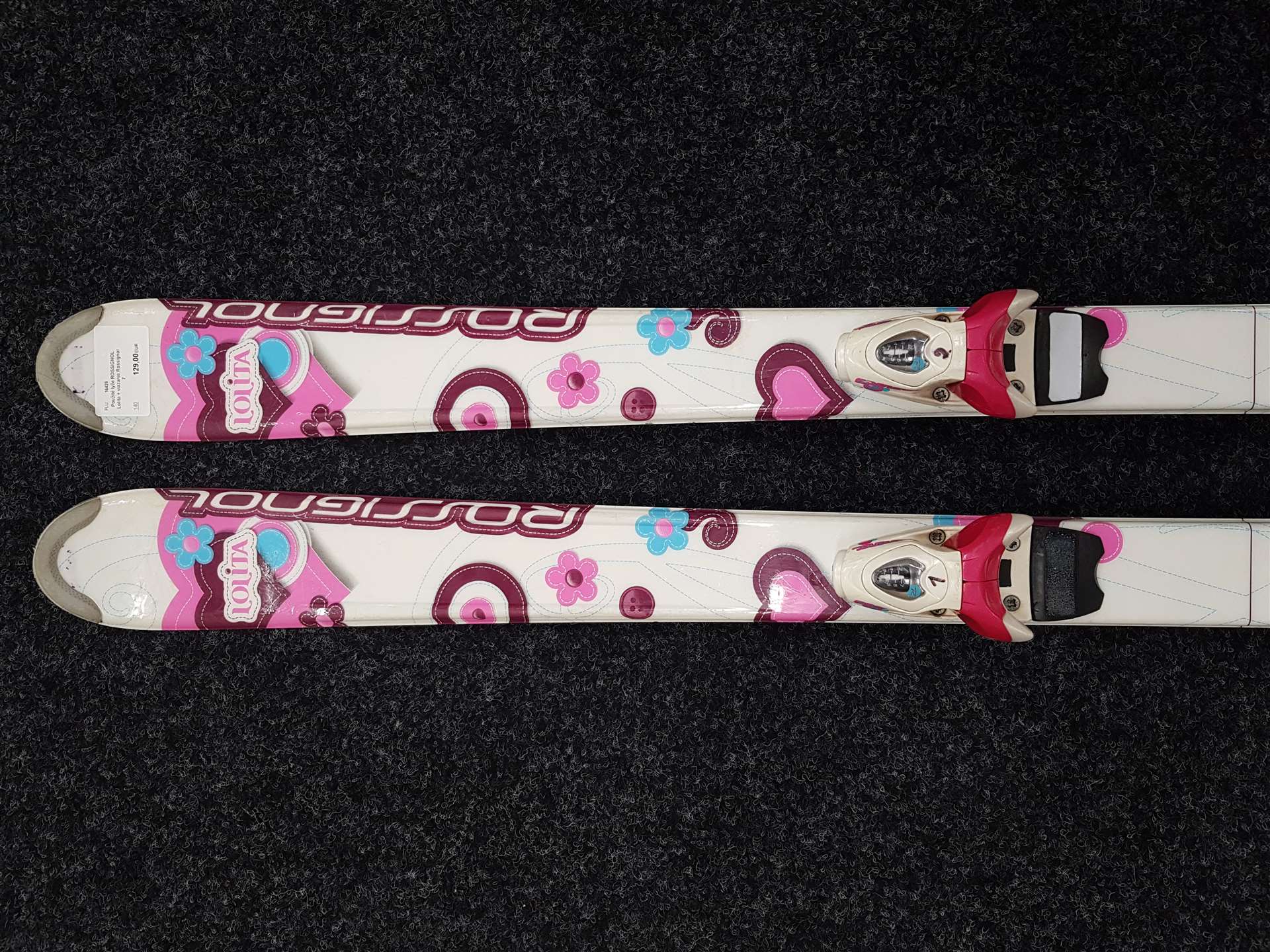 Použité lyže ROSSIGNOL Lolita + viazanie Rossignol 7
