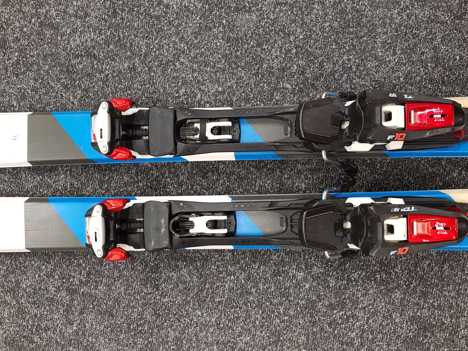 Použité skialpové lyže VOLKL VTA 80 + MARKER F10 TOUR + Použité pásy