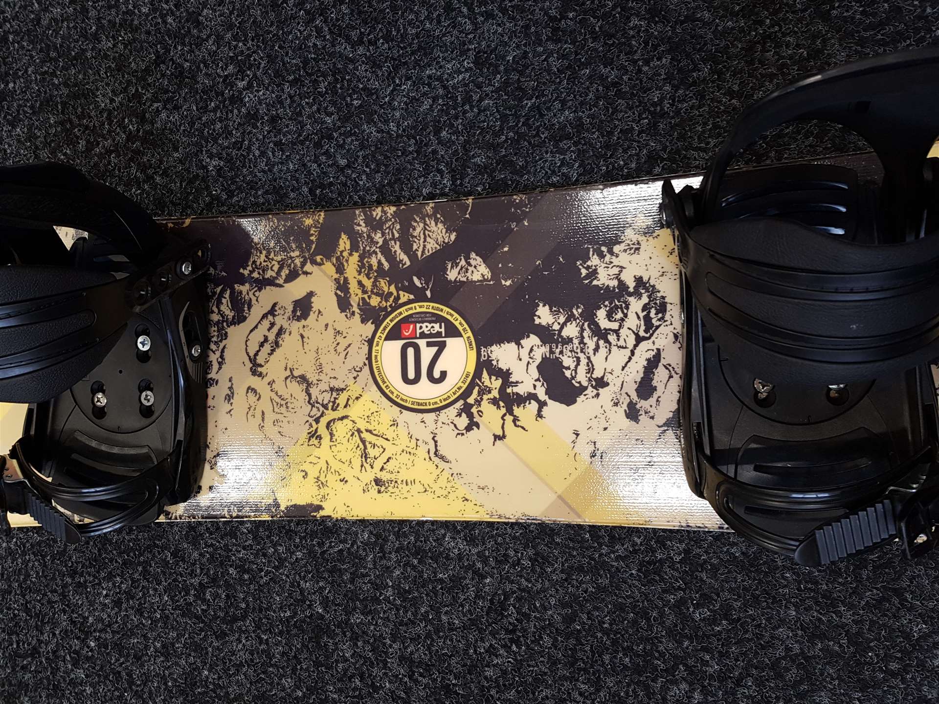 Použitý snowboard HEAD 20 + viazanie SP veľkosť S/M