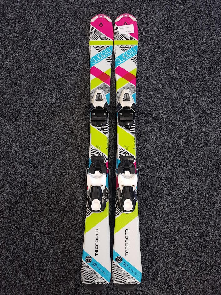 Použité lyže TECNOPRO Sweety + viazanie TecnoPro 4.5