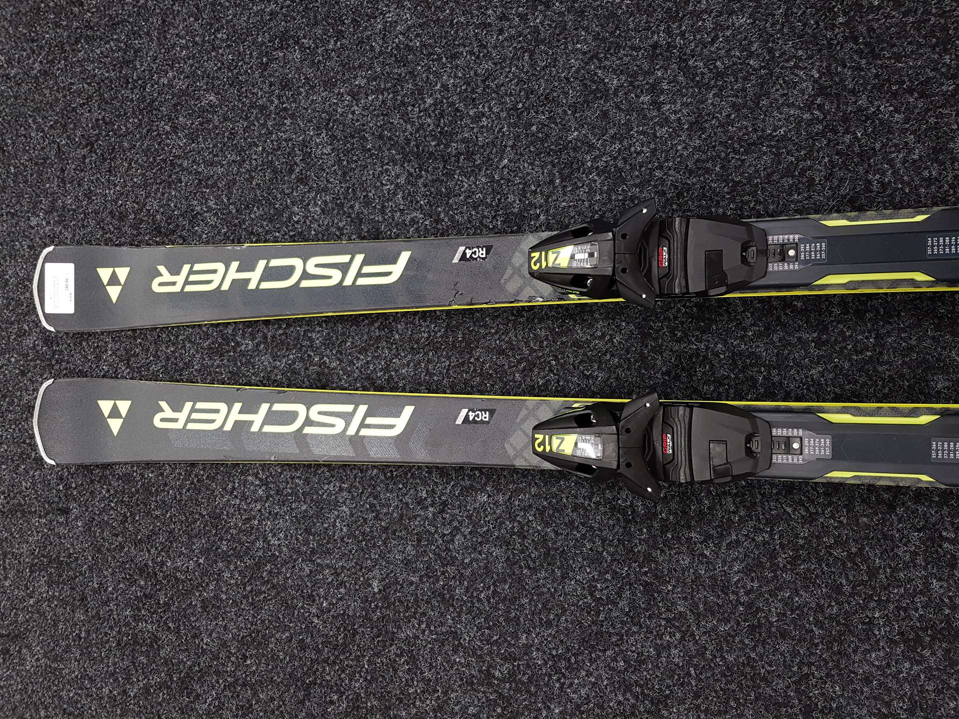 Použité lyže FISCHER RC 4 RC + viazanie Fischer Z12