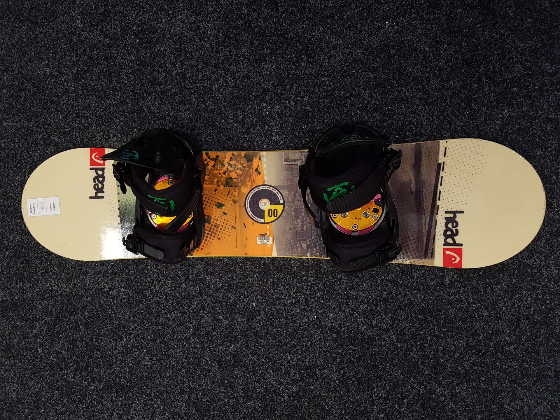 Použitý snowboard Head + viazanie K2 veľkosť XS