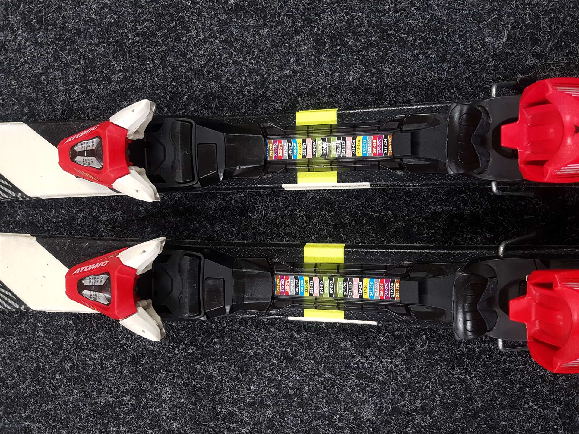 Použité detské lyže TECNOPRO Team 66 + viazanie Atomic 4.5