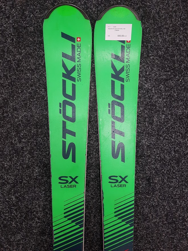 Bazarové lyže STOCKLI SX LASER + vázání Salomon MC 11