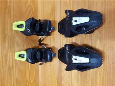 Použité viazanie Fischer RS10 (10 DIN)