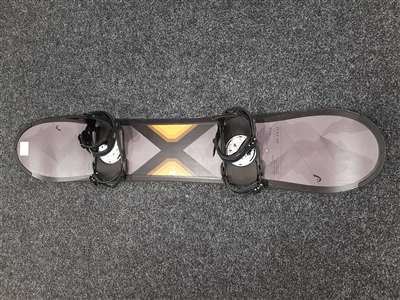 Použitý snowboard HEAD Flex 4D 152w + viazanie Salomon veľkosť S/M