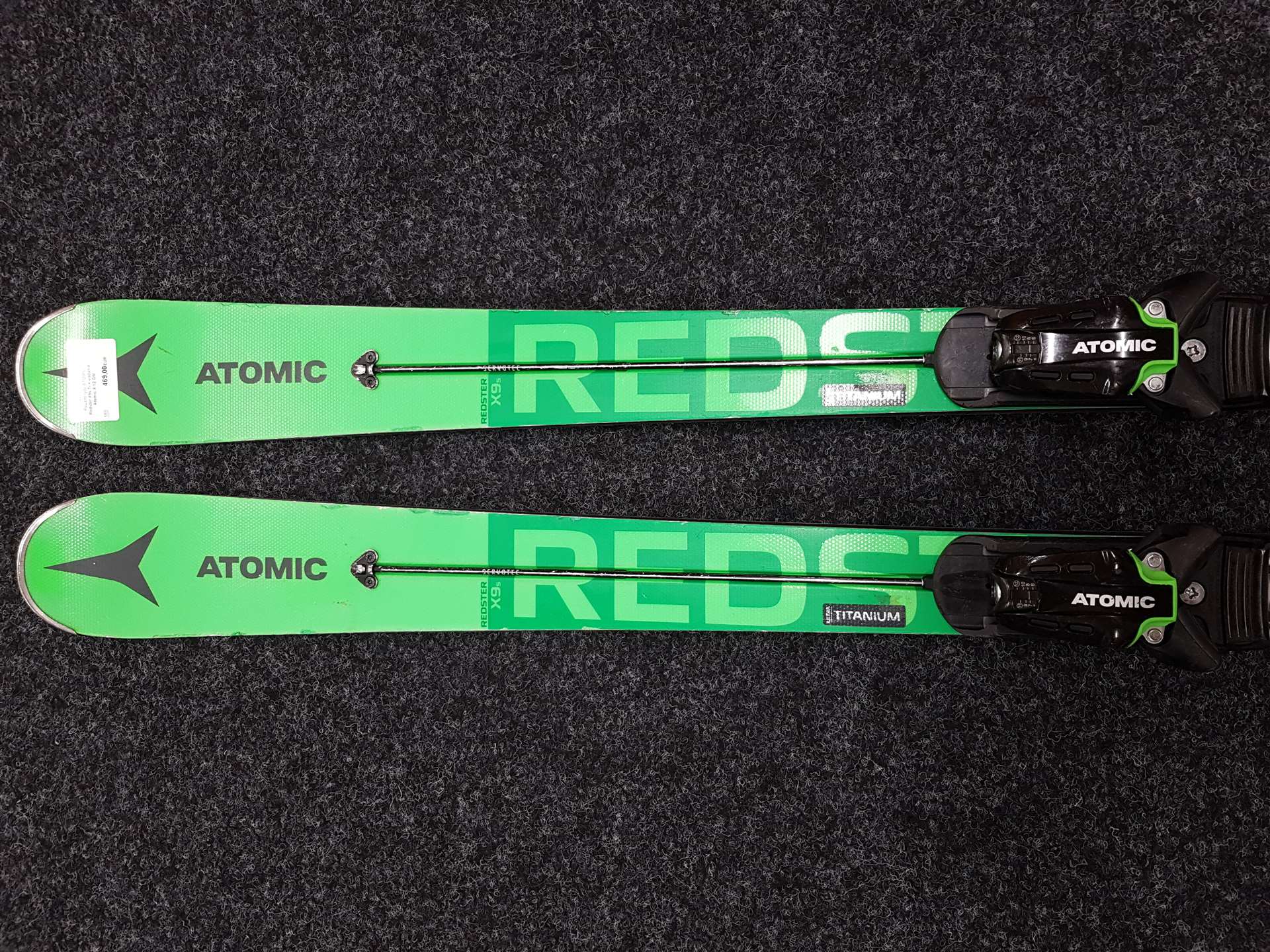 Použité lyže ATOMIC Redster X9s Ti + viazanie Atomic X 12 GW