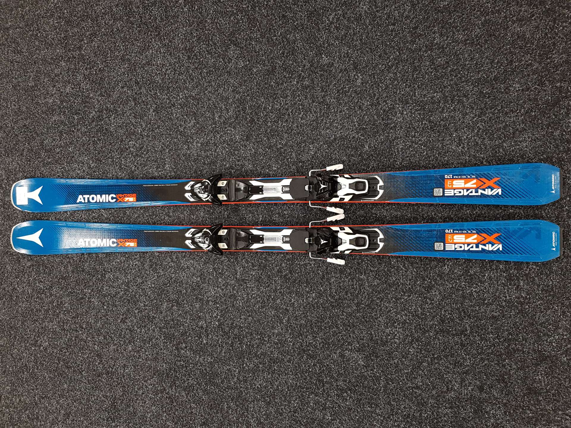 Použité lyže ATOMIC Vantage X75 CTI + viazanie Atomic XT12