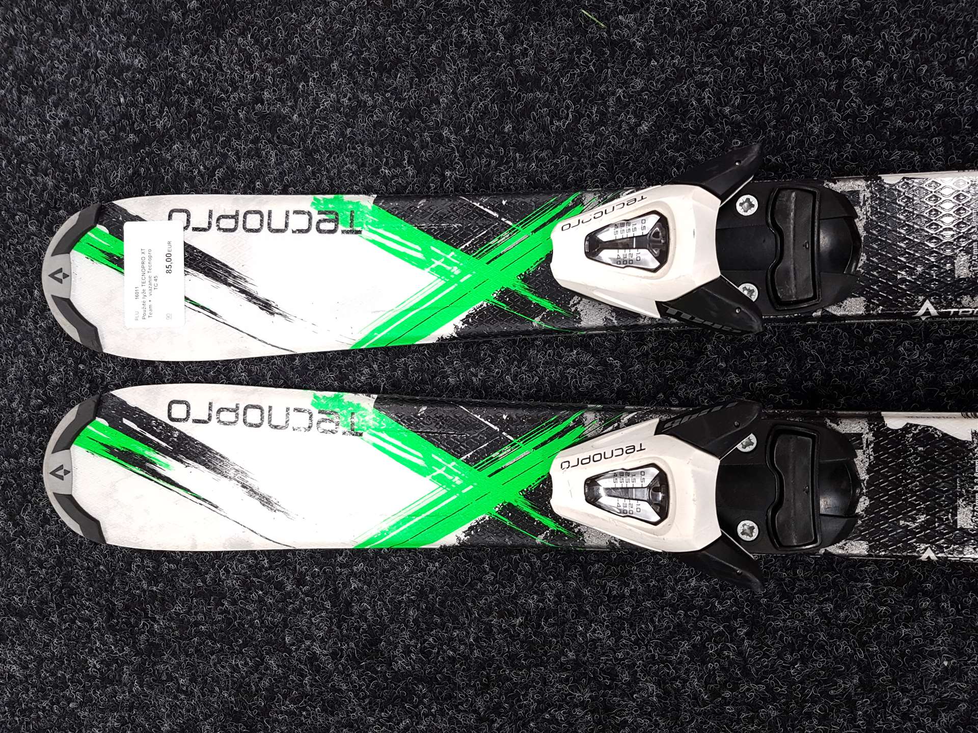 Použité lyže TECNOPRO XT Team +  viazanie Tecnopro TC 45