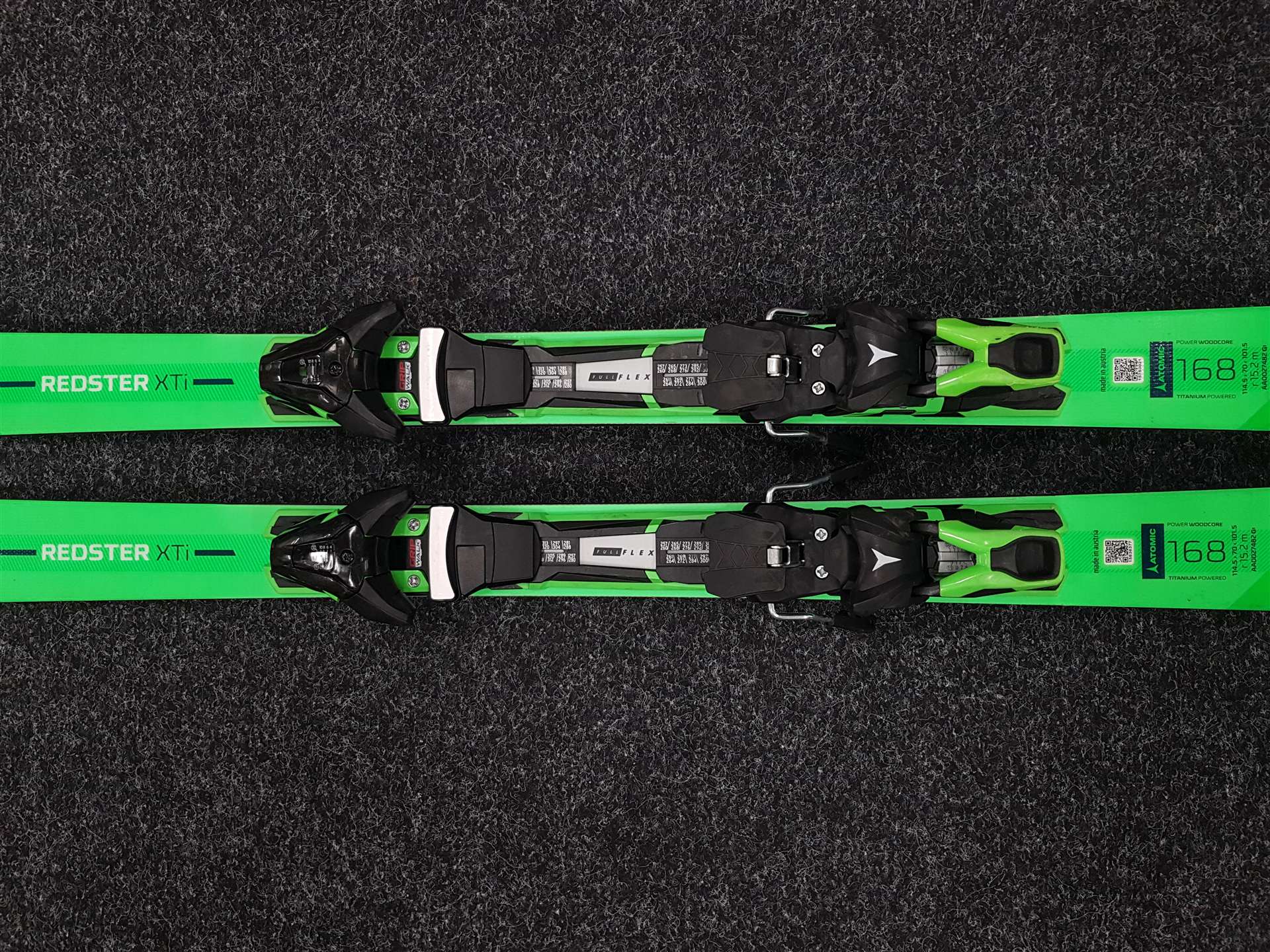 Použité lyže ATOMIC Redster XTi + viazanie Atomic FT 12