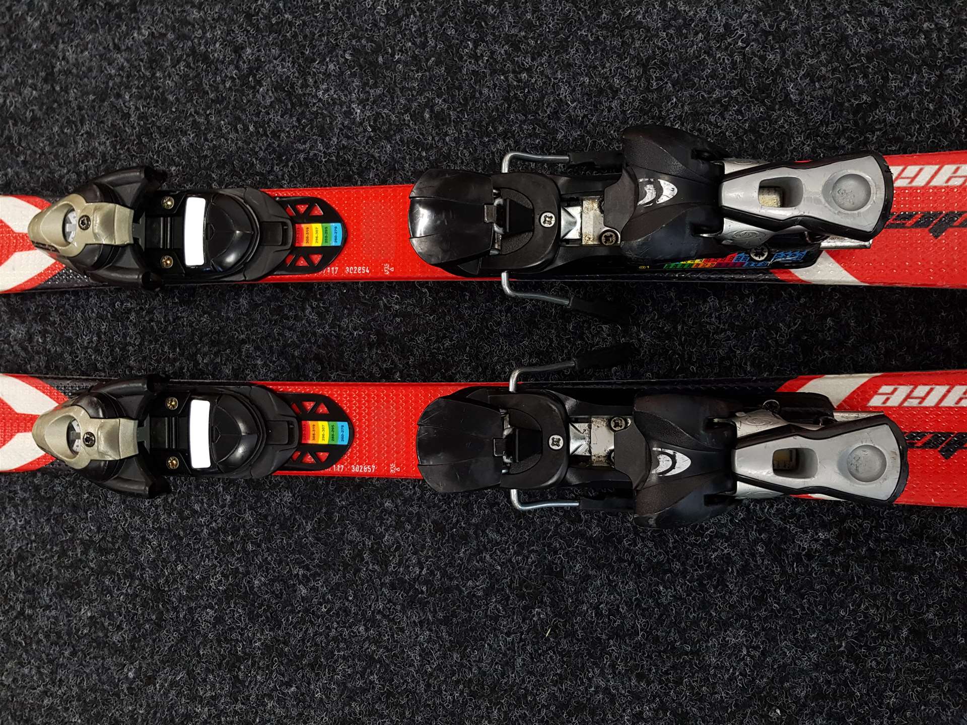 Použité lyže HEAD Team Race  + viazanie Salomon C 9.0