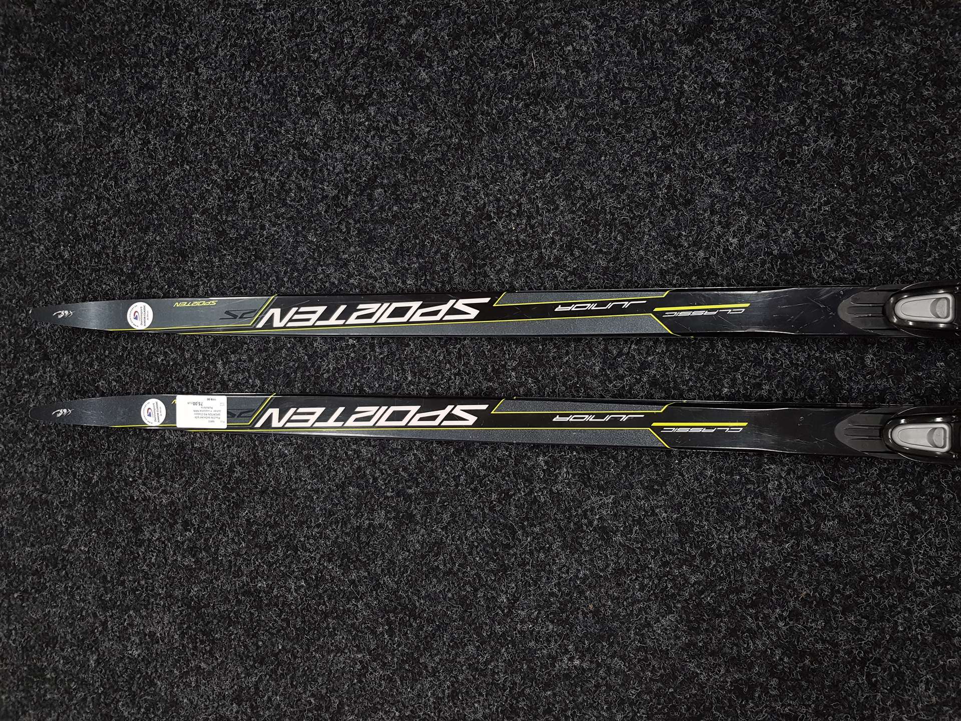 Použité bežecké lyže SPORTEN RS Classic Junior  + viazanie NNN Rottefella