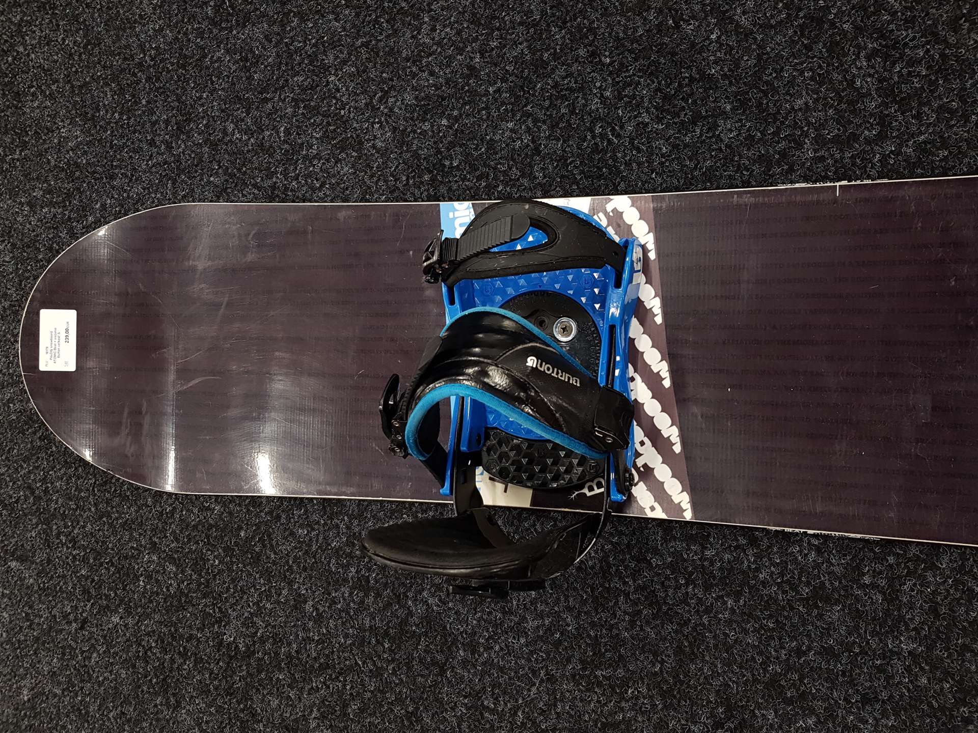 Použitý snowboard ATOMIC Beat + viazanie Burton veľkosť S