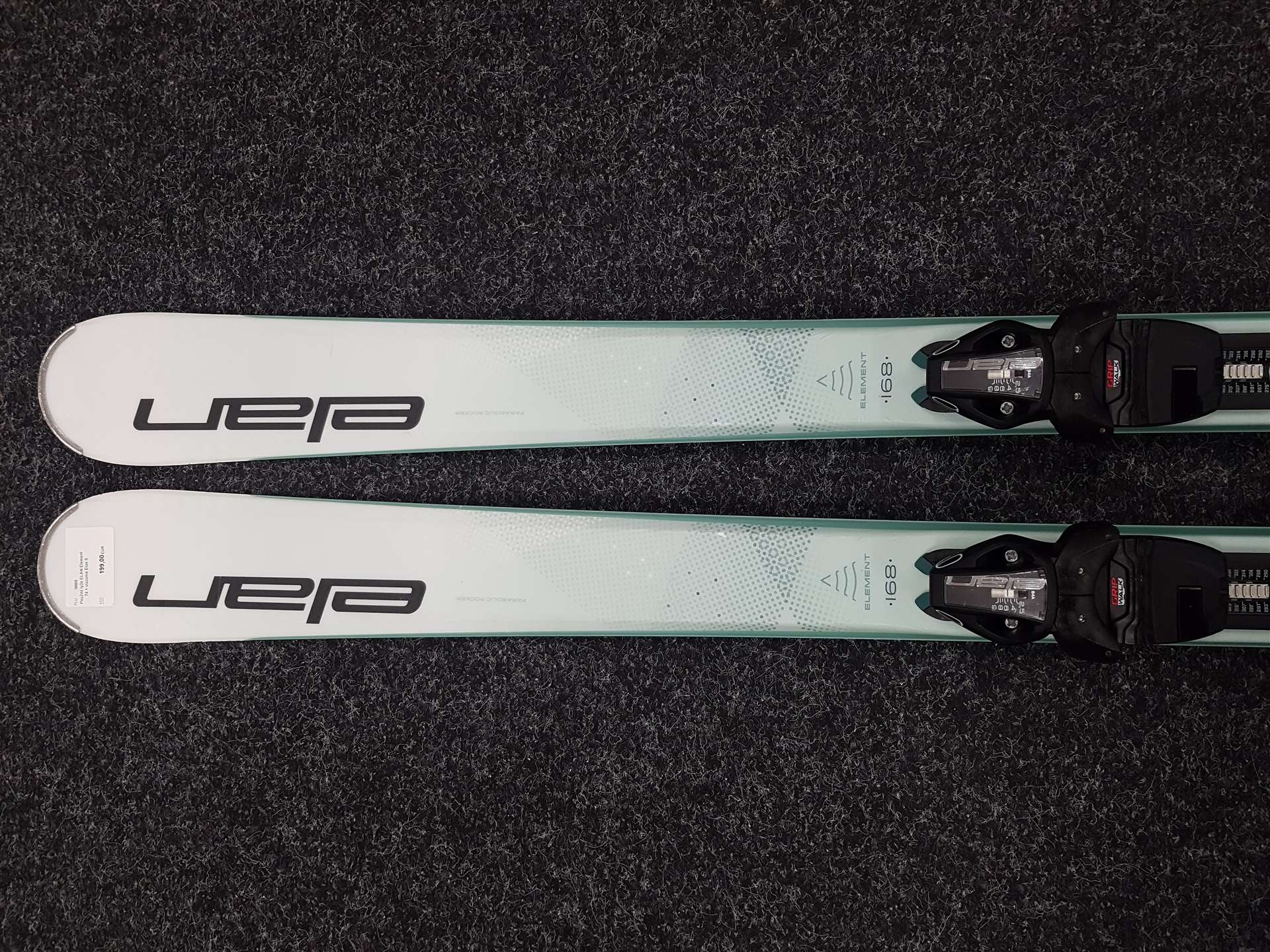 Použité lyže ELAN Element 74 + viazanie Elan 9