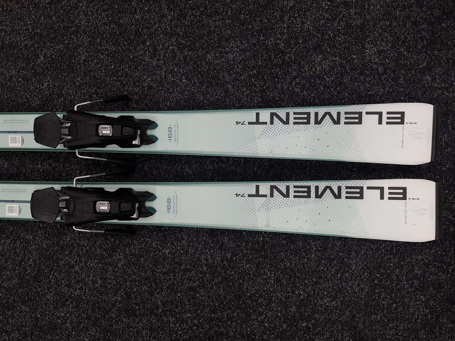 Použité lyže ELAN Element 74 + viazanie Elan 9