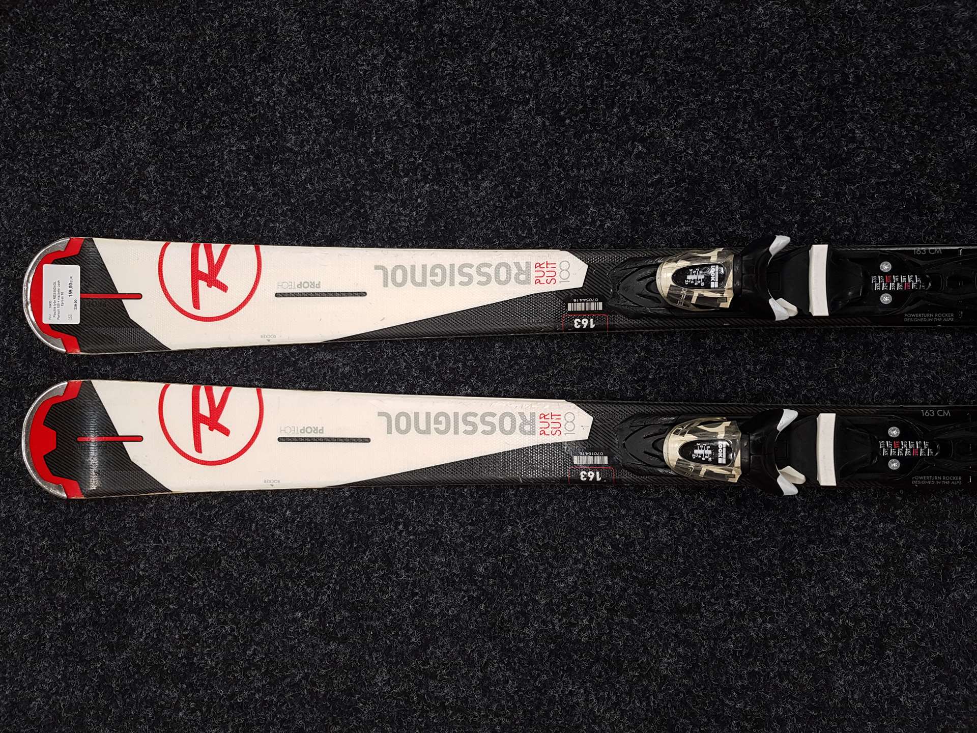 Použité lyže ROSSIGNOL Pursuit 100 + viazanie Look  Xpress 10