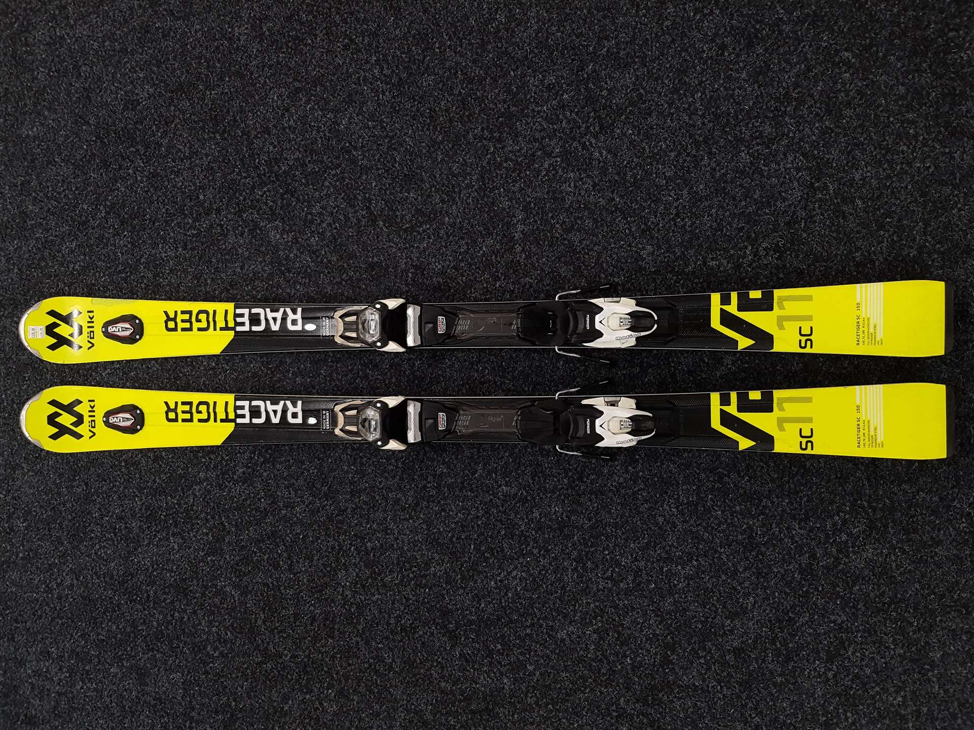 Použité lyže VOLKL Racetiger SC 11 + viazanie Marker Motion 10