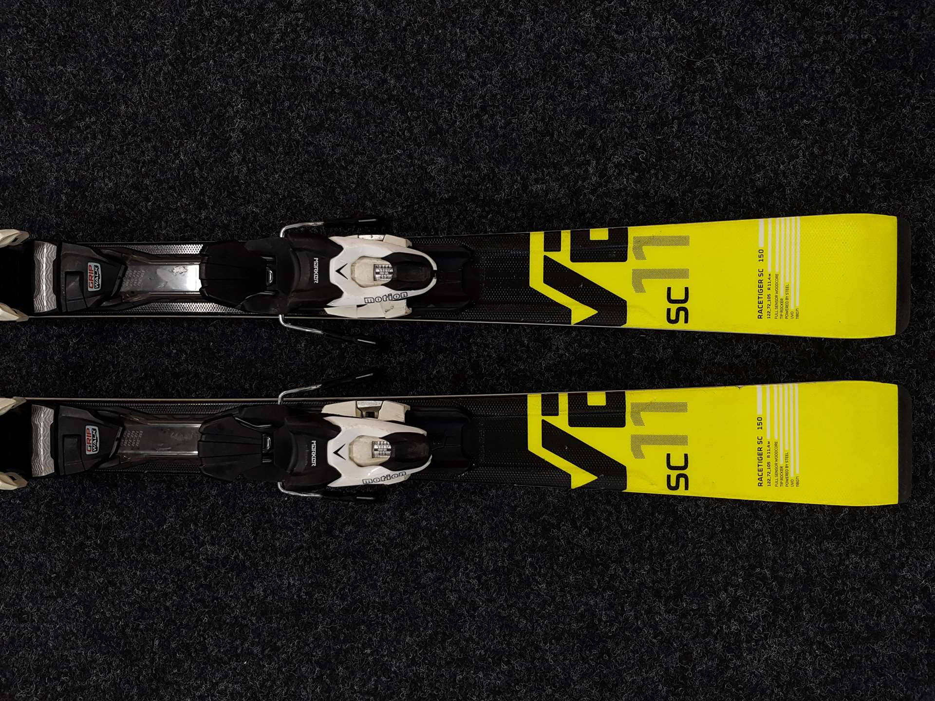 Použité lyže VOLKL Racetiger SC 11 + viazanie Marker Motion 10