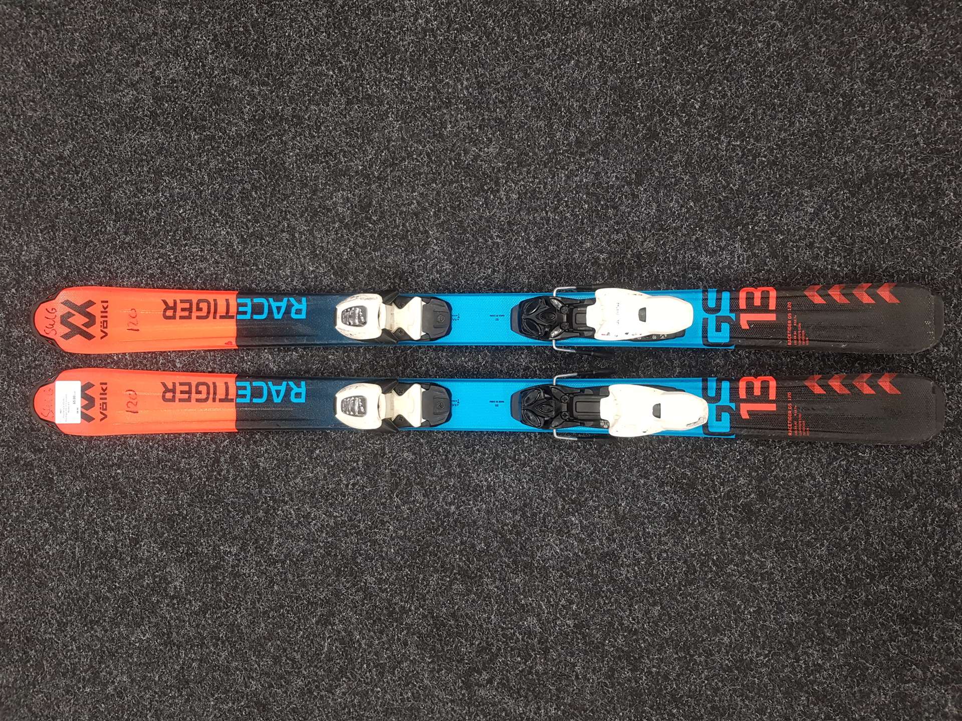 Použité lyže VOLKL Racetiger GS 13 + viazanie Marker 4,5