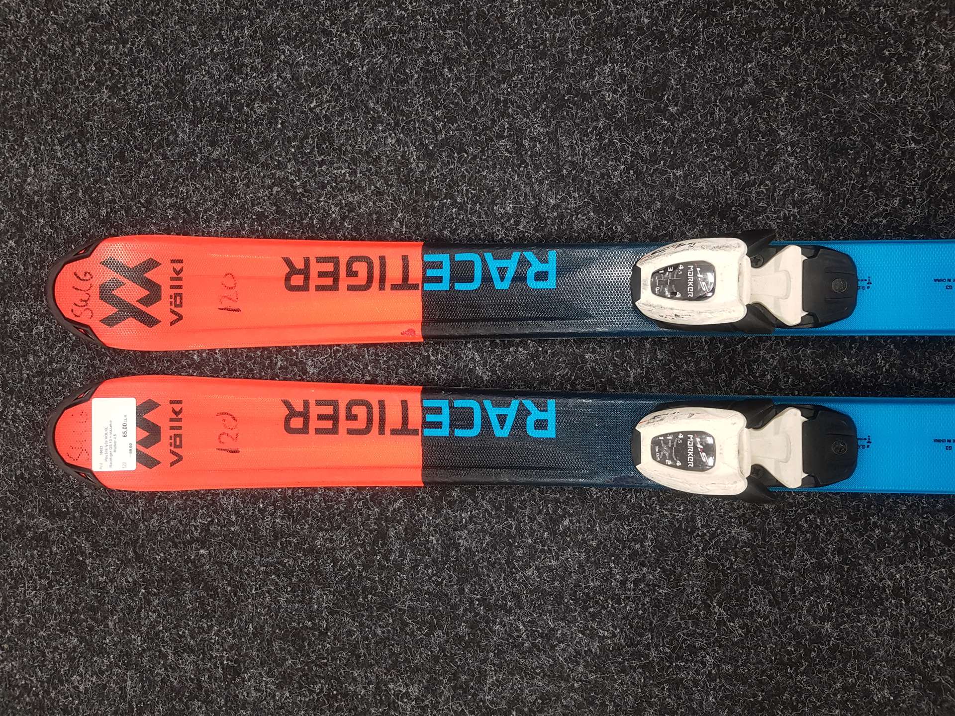 Použité lyže VOLKL Racetiger GS 13 + viazanie Marker 4,5