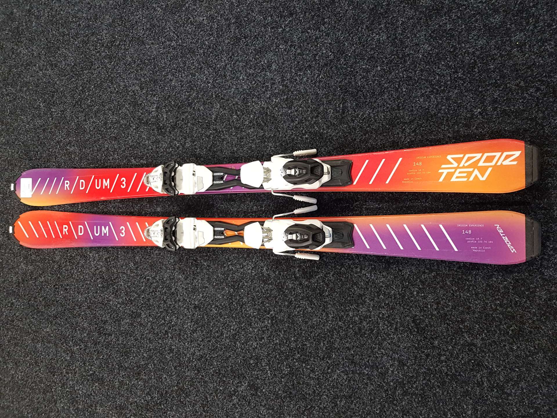 Použité lyže SPORTEN RDUM 3 + viazanie Tyrolia 11.0
