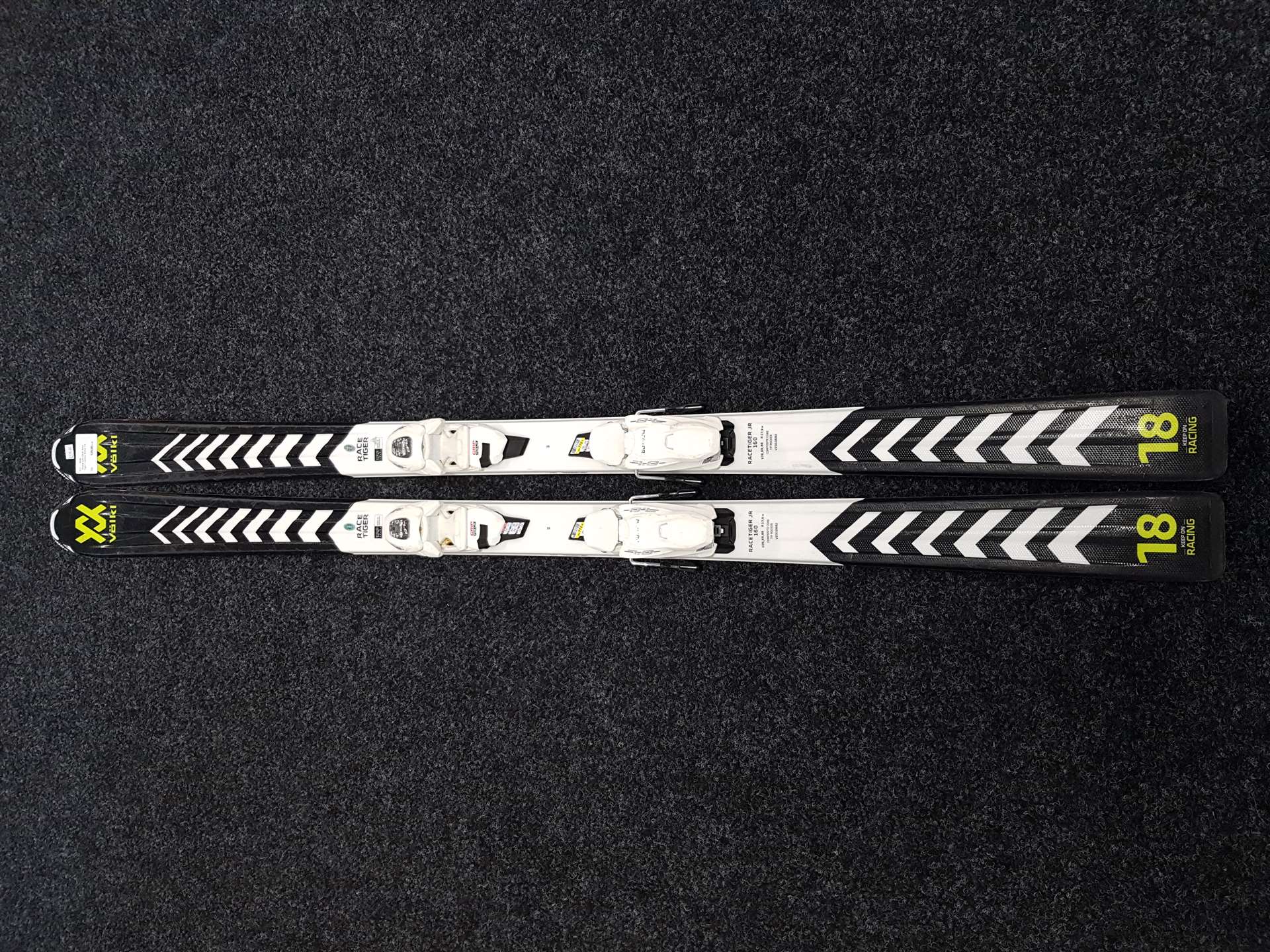 Použité lyže VOLKL Race Tiger + viazanie Marker 7.0