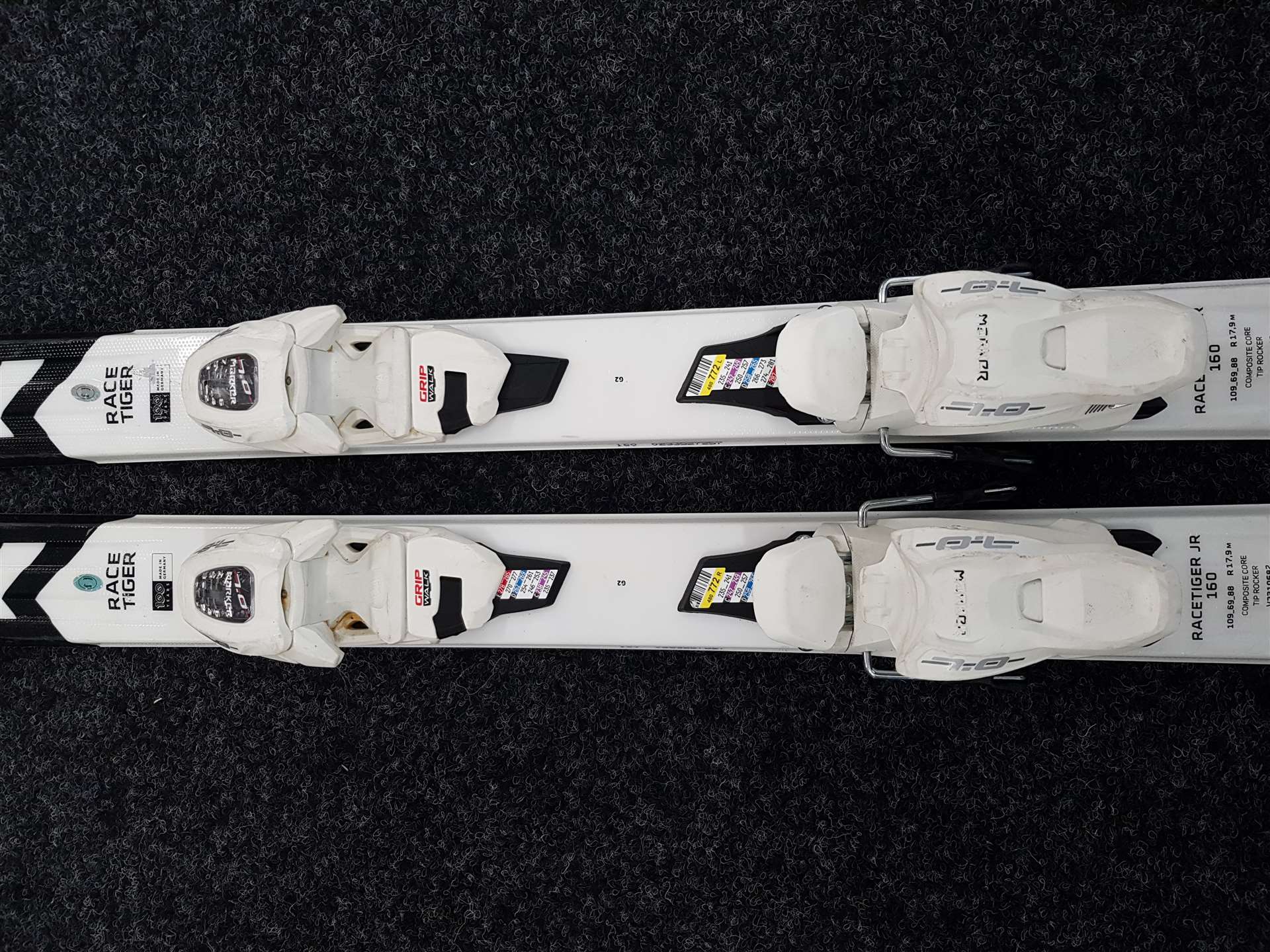 Použité lyže VOLKL Race Tiger + viazanie Marker 7.0