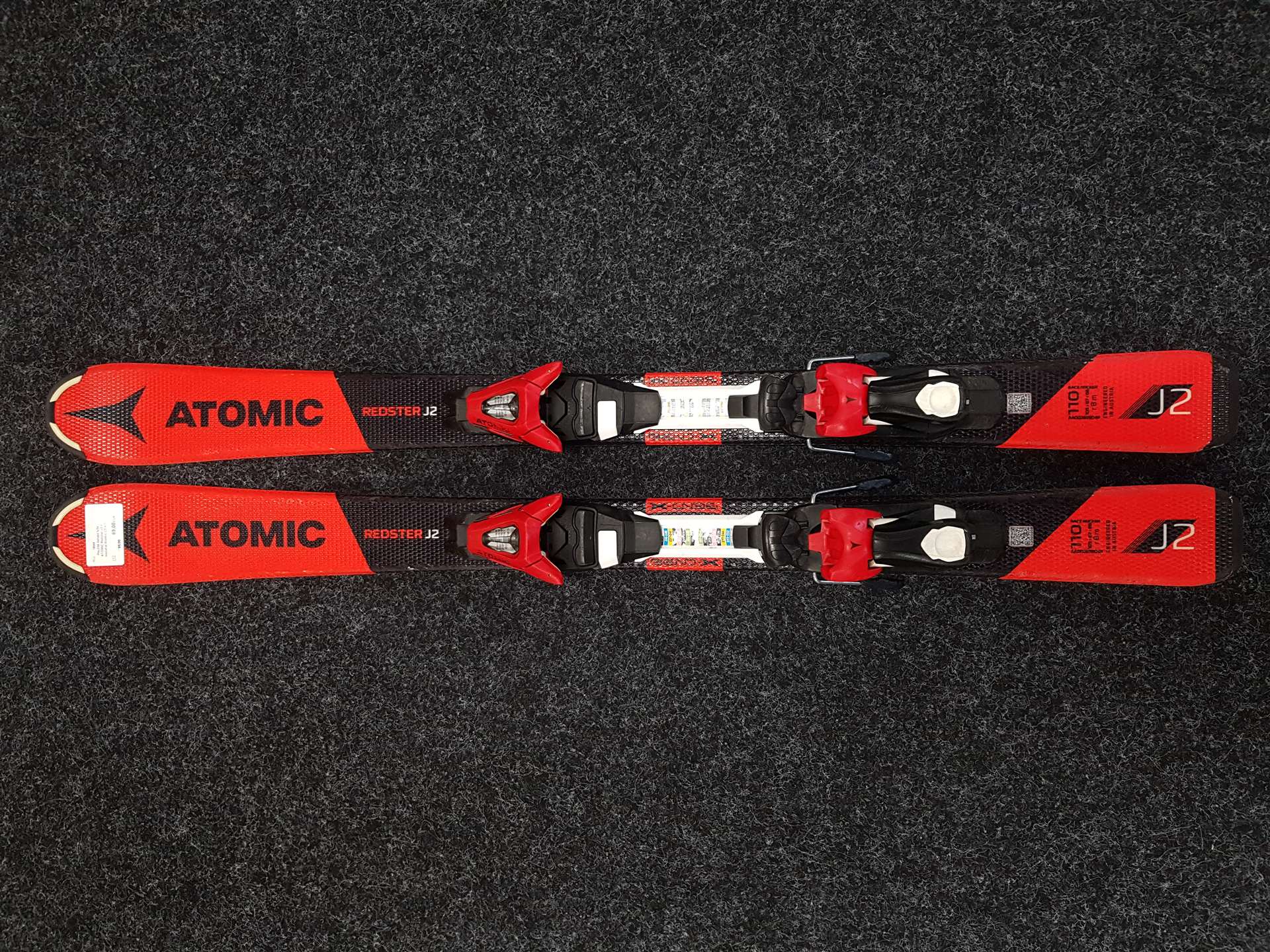 Použité detské lyže ATOMIC Redster J2 + viazanie Atomic C5 4.5
