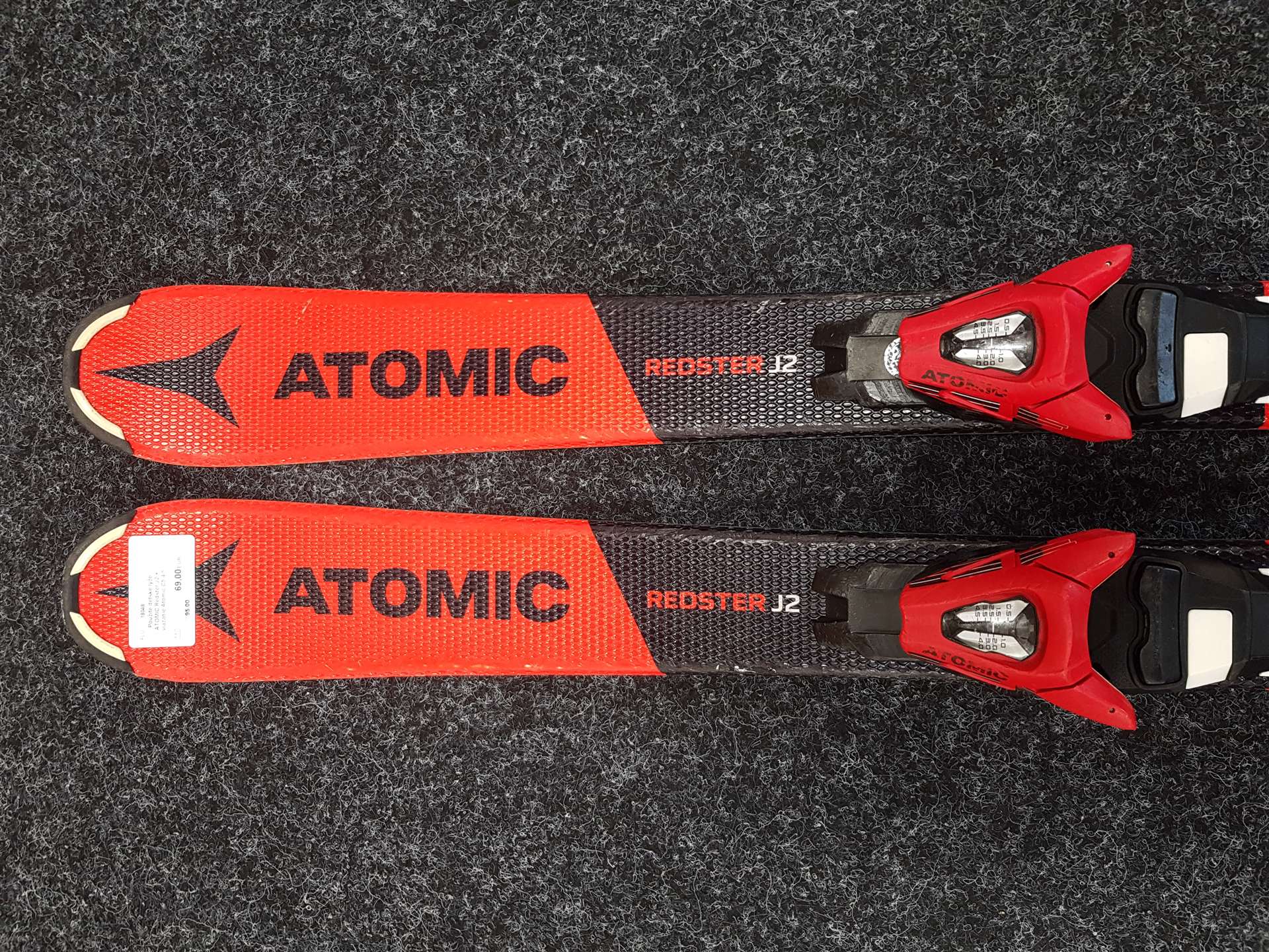 Použité detské lyže ATOMIC Redster J2 + viazanie Atomic C5 4.5