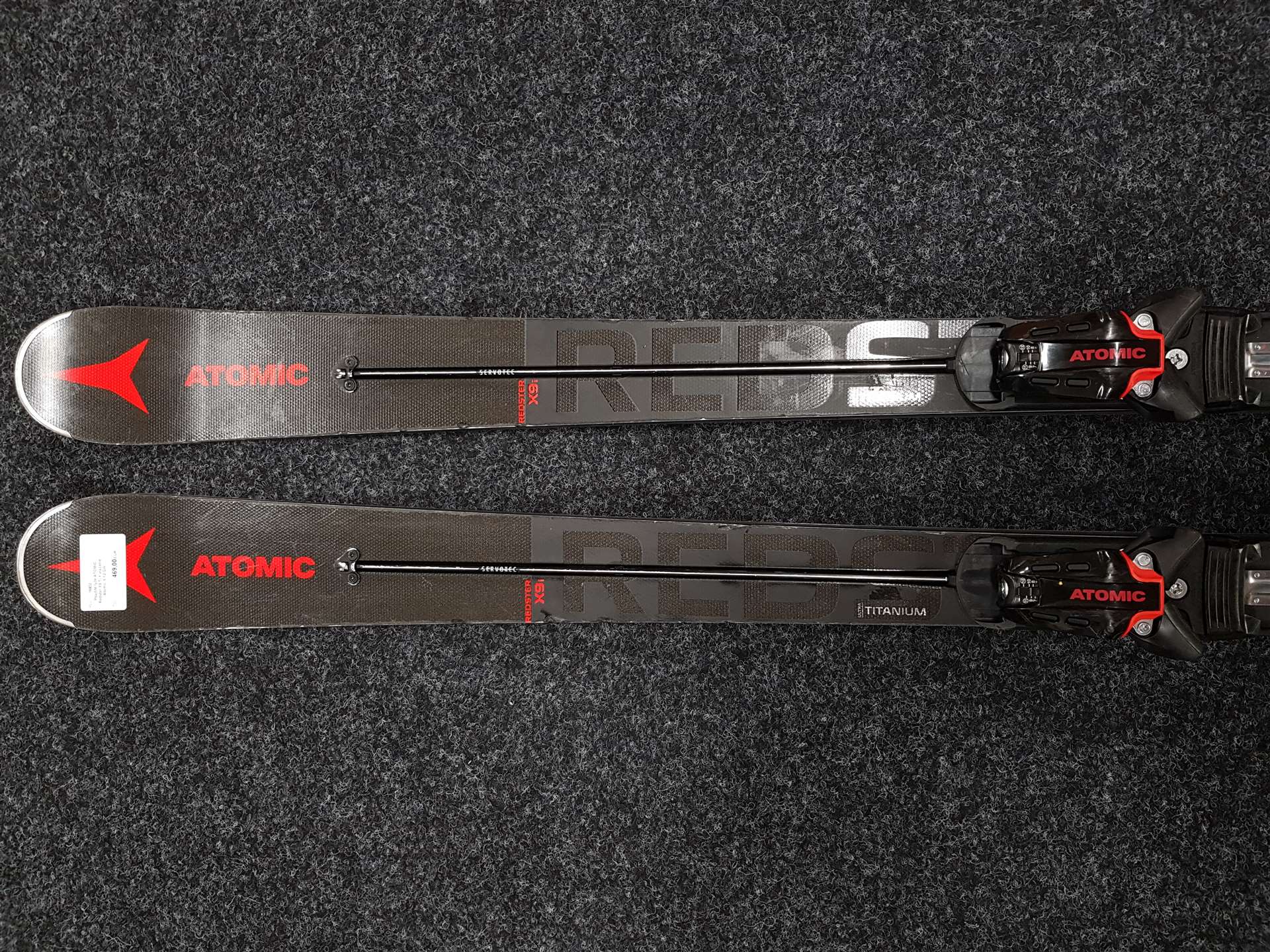 Použité lyže ATOMIC Redster X9 Ti + viazanie Atomic X 12 GW