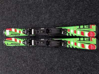 Použité detské lyže ELAN Jett + viazanie Elan EL 4.5