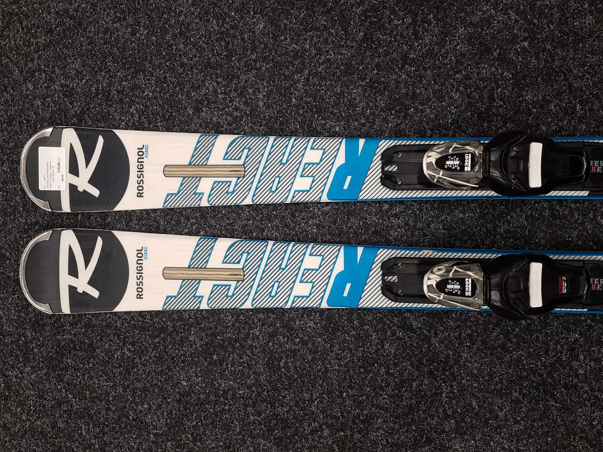 Použité lyže ROSSIGNOL React 2 Carbon + viazanie Look Xpress 10