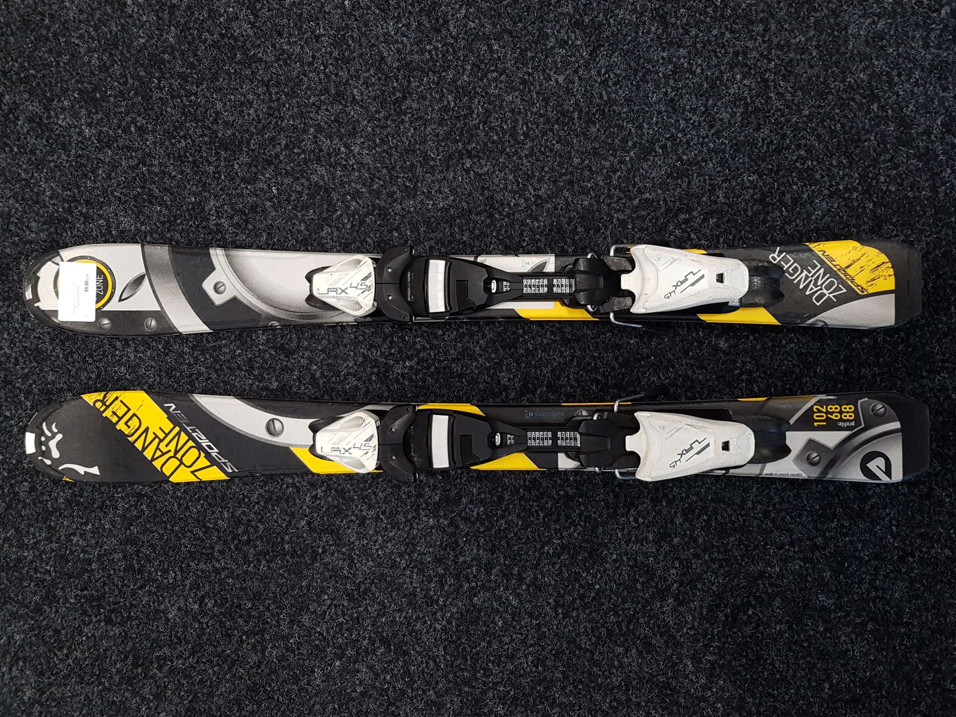 Použité lyže SPORTEN Danger Zone  + viazanie Tyrolia LRX 4.5