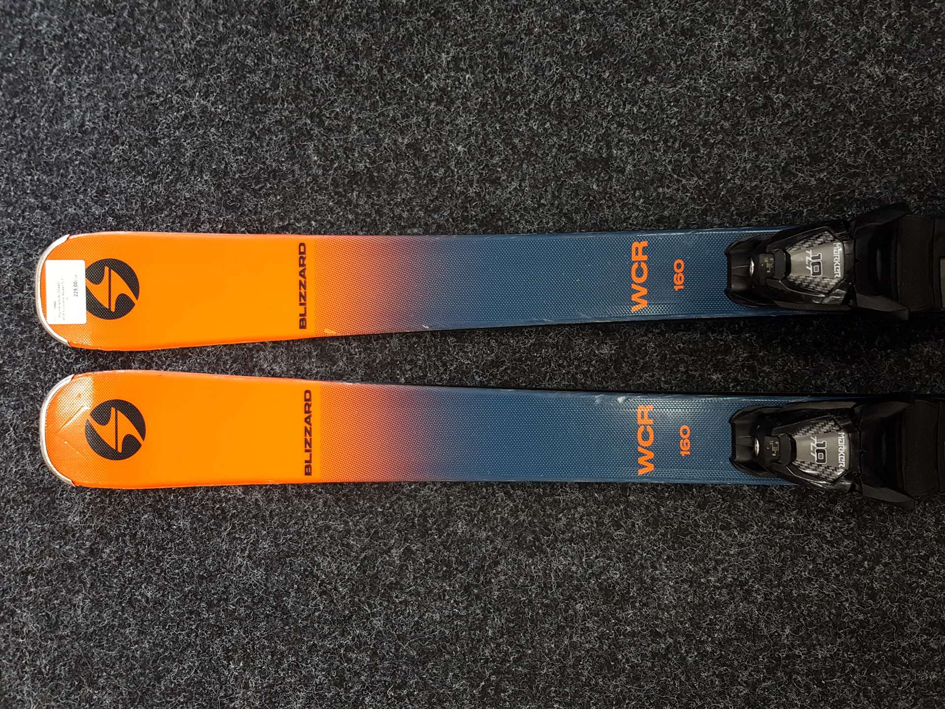 Použité lyže BLIZZARD WCR + viazanie Marker TLT 10