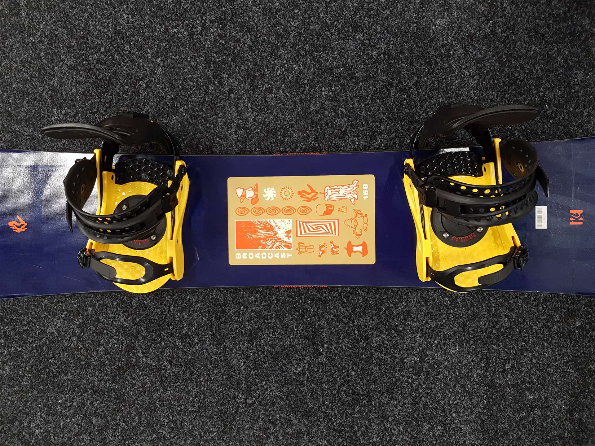 Použitý snowboard K2 Broadcast + viazanie Burton veľkosť L