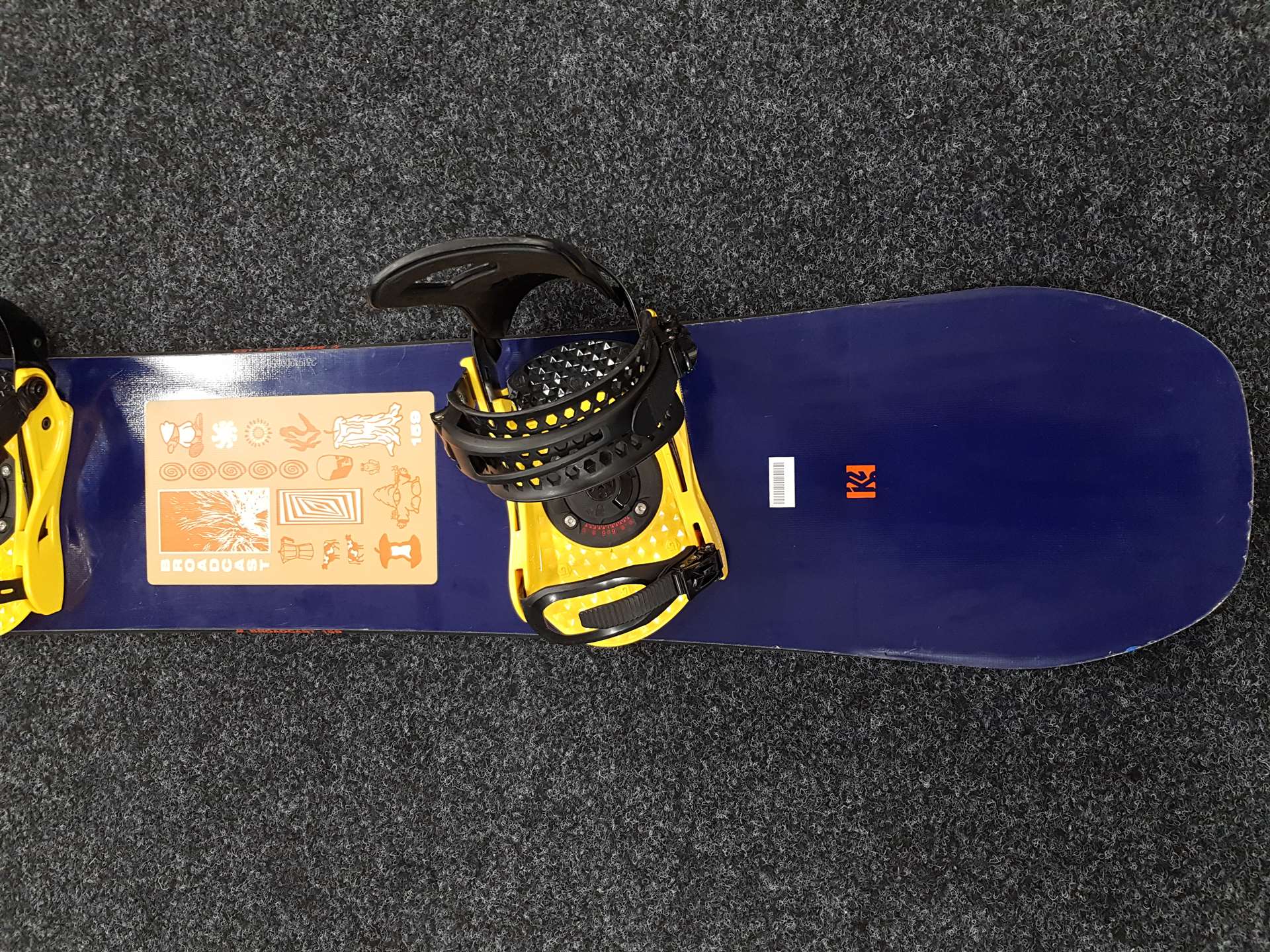 Použitý snowboard K2 Broadcast + viazanie Burton veľkosť L