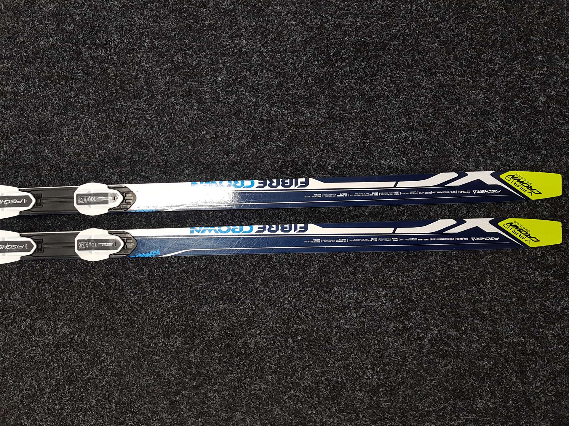 Použité bežecké lyže FISCHER FIBRE CROWN + viazanie NNN Fischer