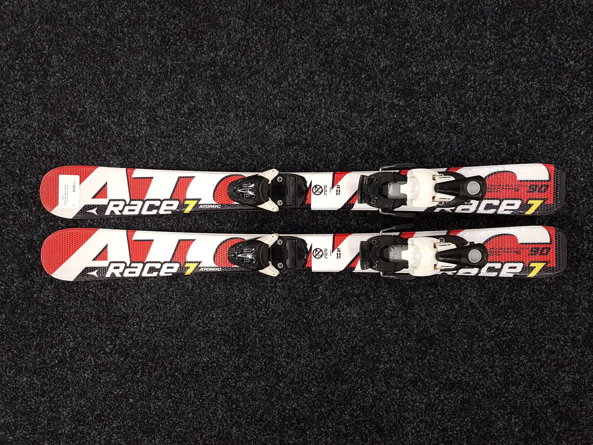 Použité lyže Atomic Race 7 + viazanie Atomic Evox