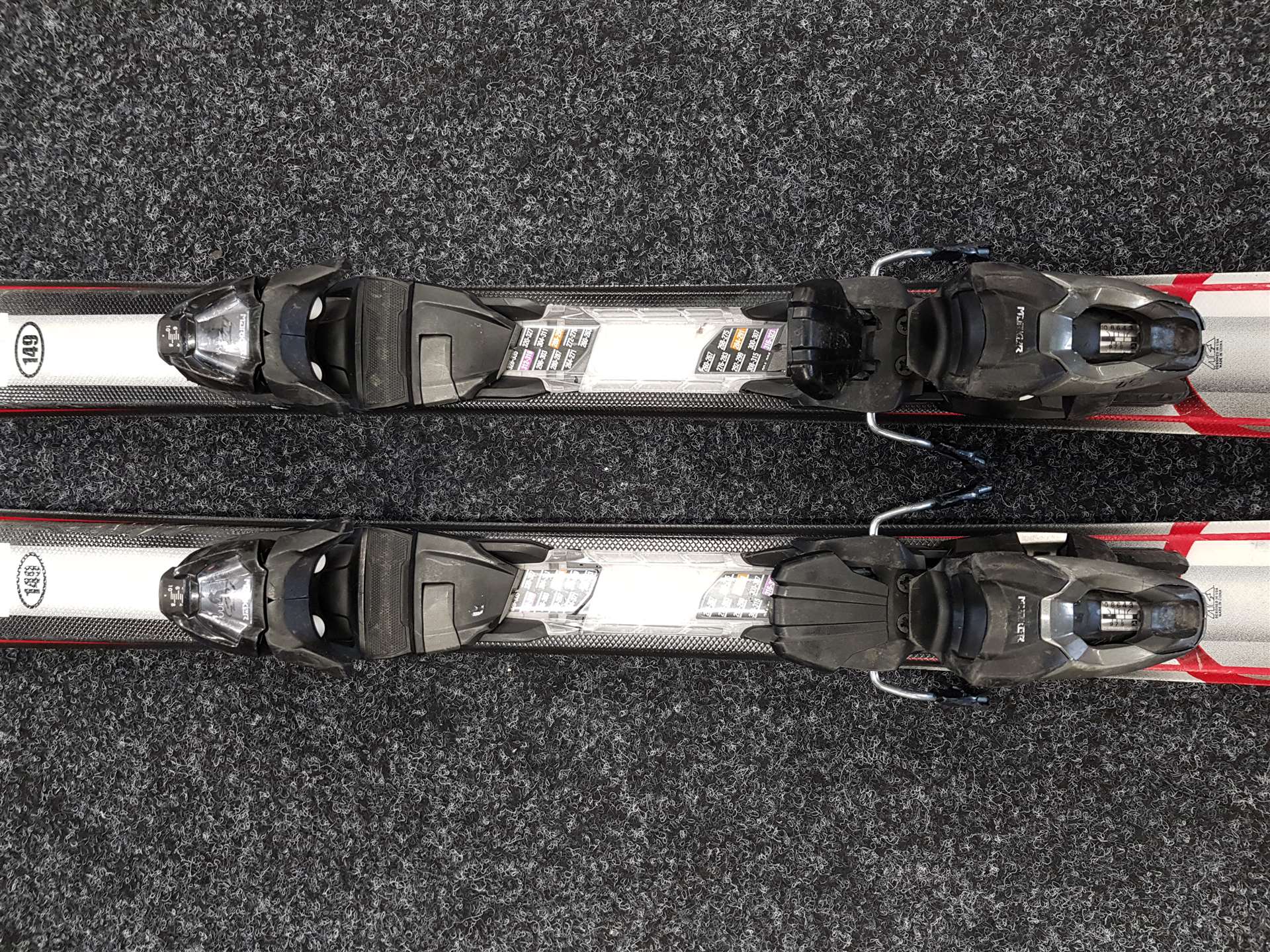 Použité lyže K2 Strike + viazanie Marker M2 10