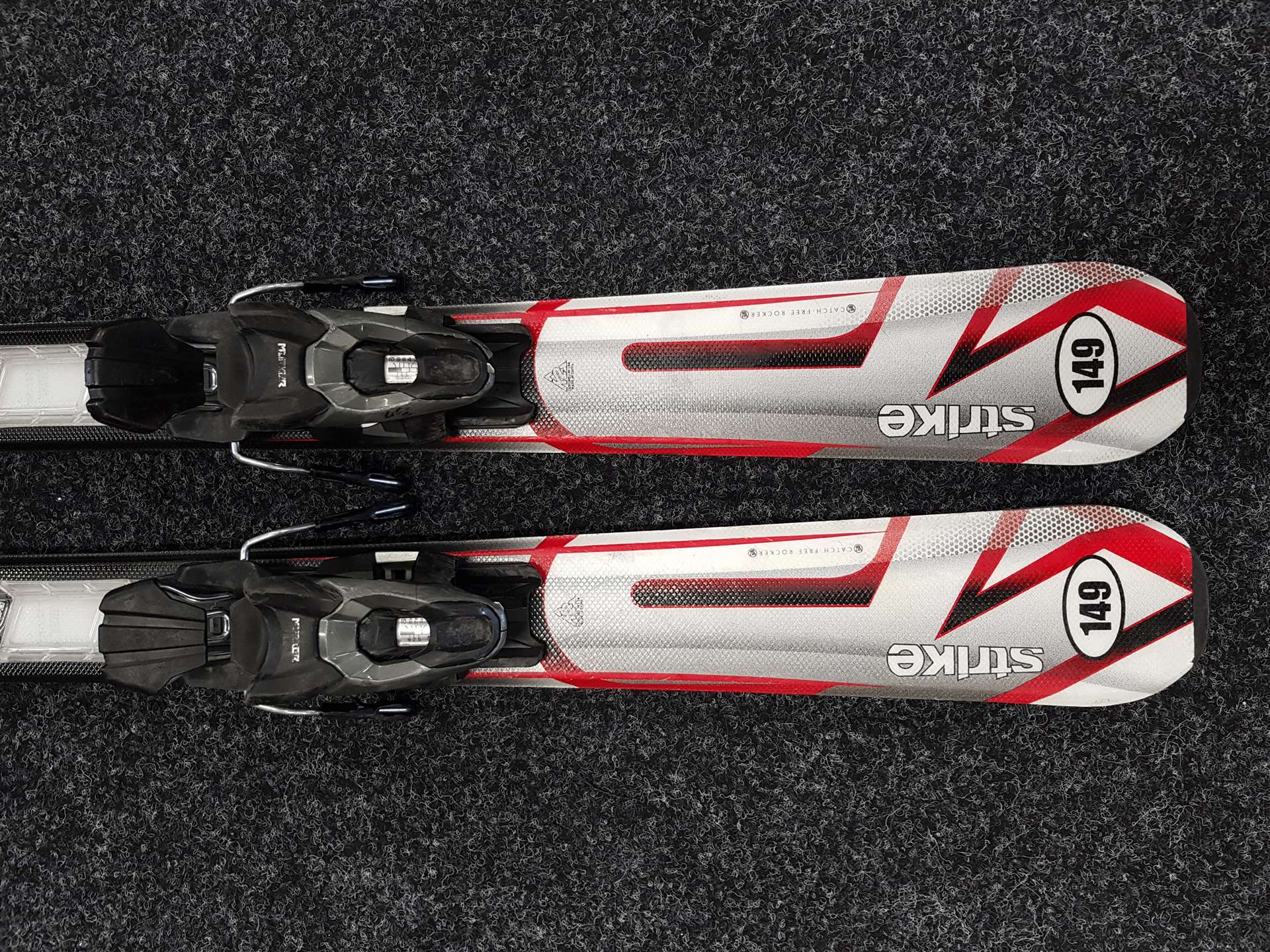 Použité lyže K2 Strike + viazanie Marker M2 10