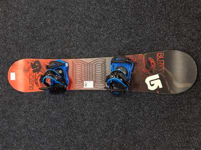 Použitý snowboard BURTON Progression LTR 140 + viazanie Burton veľkosť S