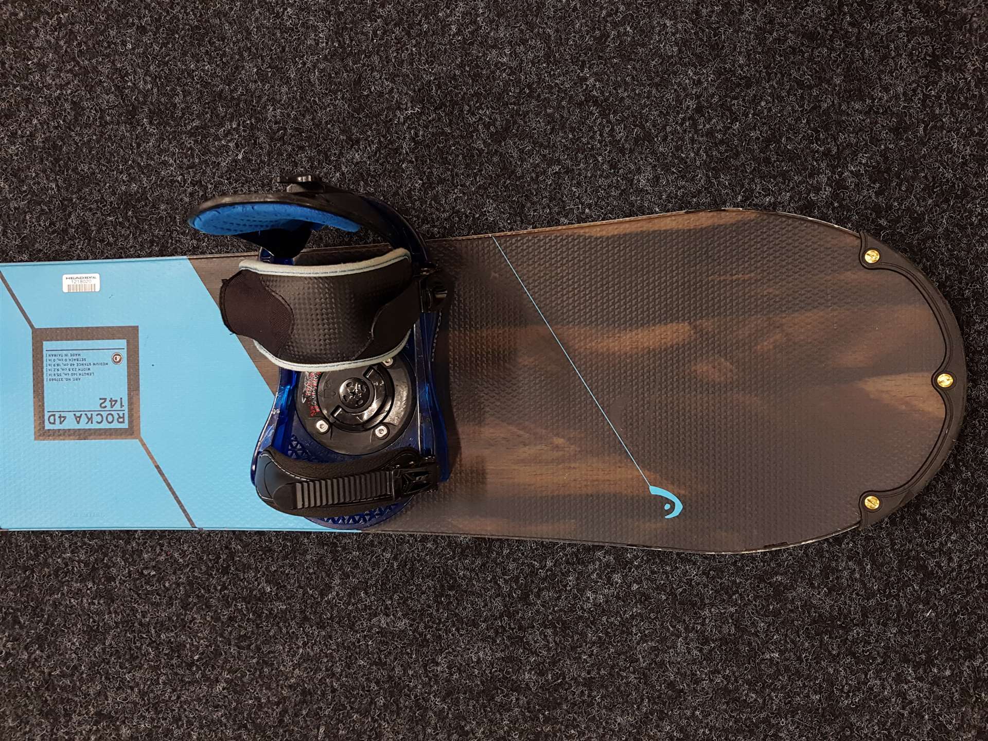 Použitý snowboard Head Rocka 4D + viazanie Burton veľkosť S/M